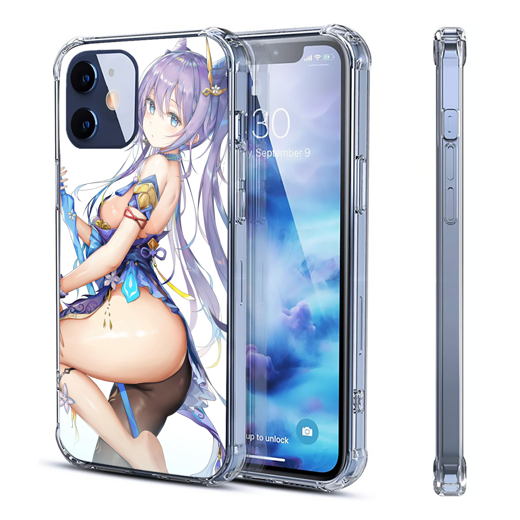 げんし神 genshin 【iPhone 12シリーズ対応】透明スマホケース（クリアソフトケース）